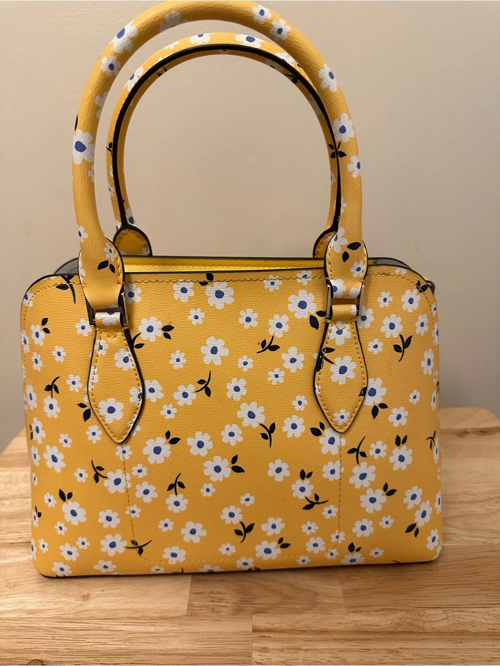kate spade Yellow Floral Dome Satchel